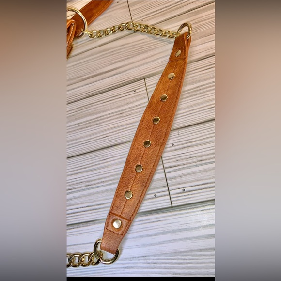 sOLD Steve Madden Brown Vegan Leather Crossbody Satchel - Picture 15 of 16